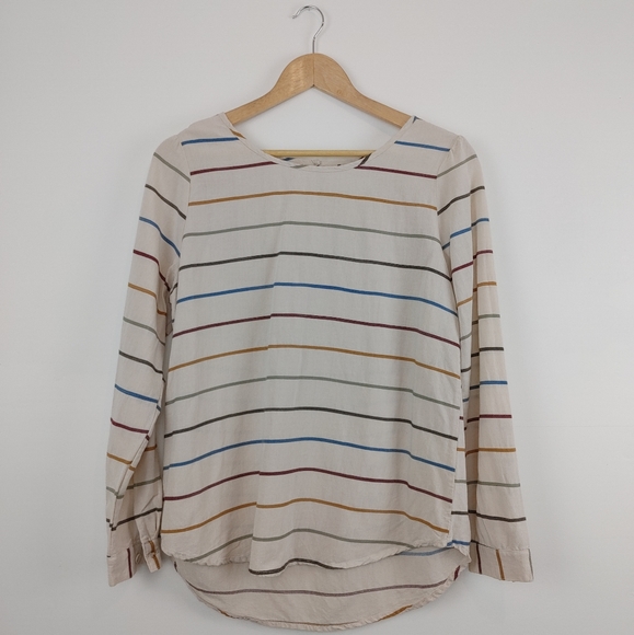 CHRISTOPHER&BANKS |Striped Multi Color Long Sleeve - Picture 4 of 10
